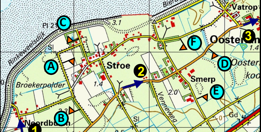 Kaartleescursus vooorbeeld