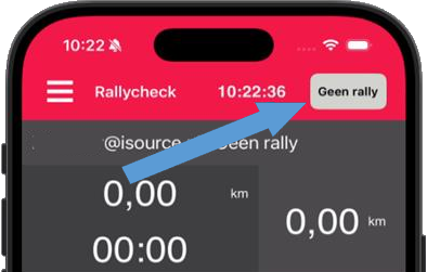 Rallycheck app - Status veld