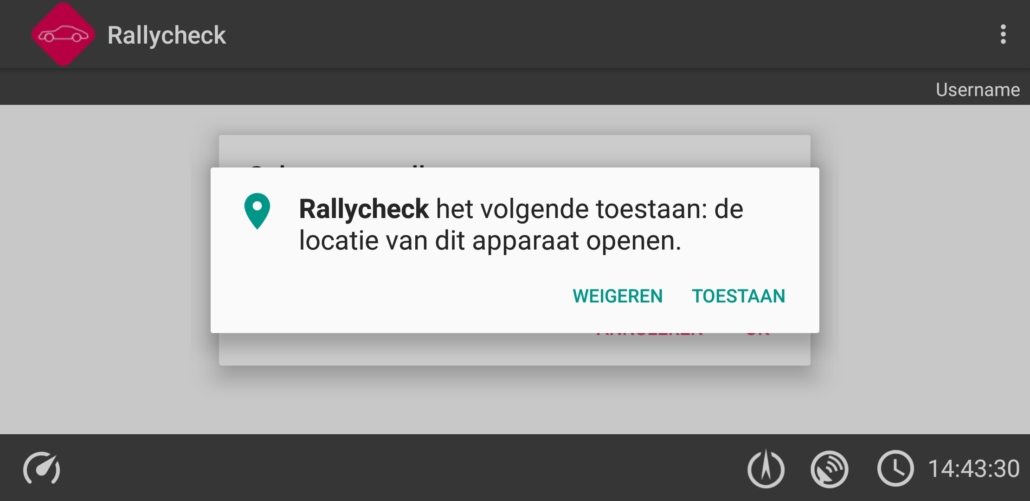 Rallycheck locatievoorzieningen