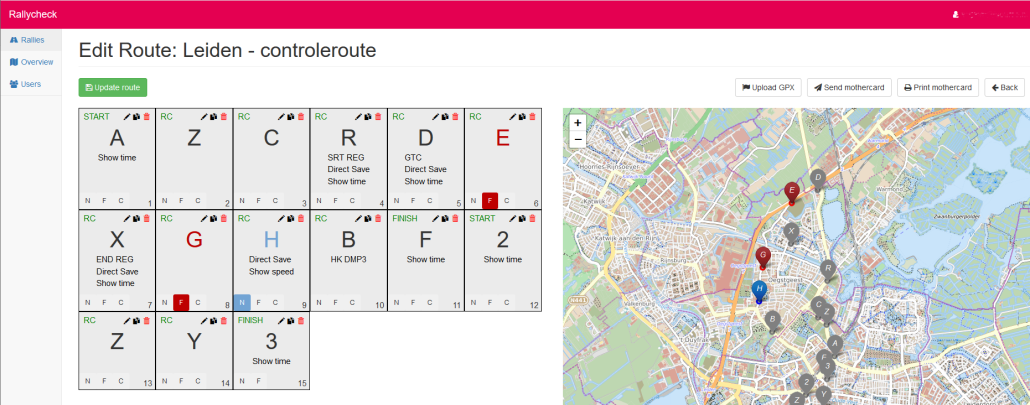 Rallycheck portal