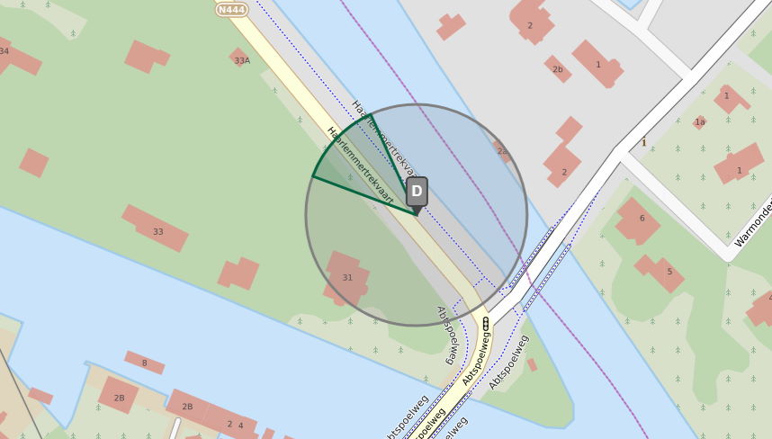 Route Control Options way point bearing