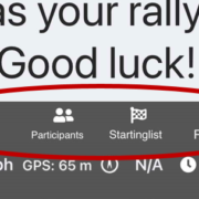Rallycheck extra menu in app v2
