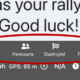 Rallycheck extra menu in app v2