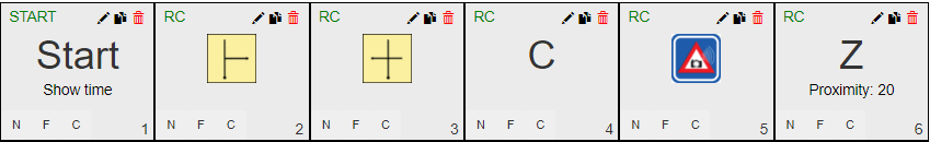 Rallycheck Imags on a control card - 2021-04
